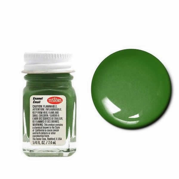 TES1192TT Bright Lime Gloss Enamel Paint .25oz Jar Testors Main Image