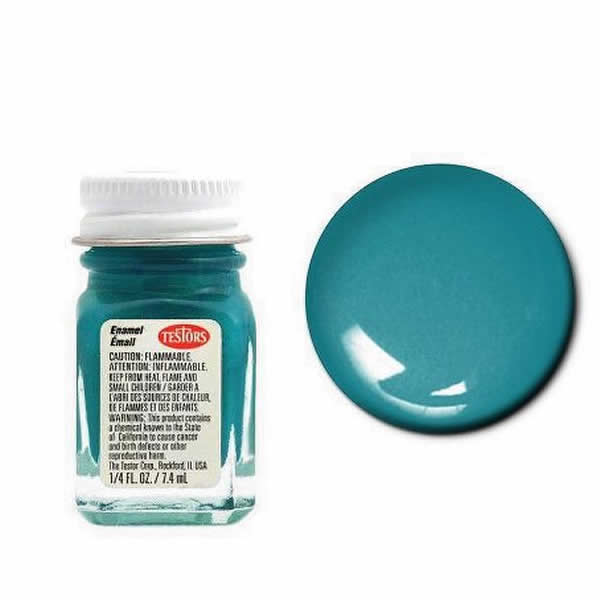 TES1193TT Teal Gloss Enamel Paint .25oz Jar Testors Main Image