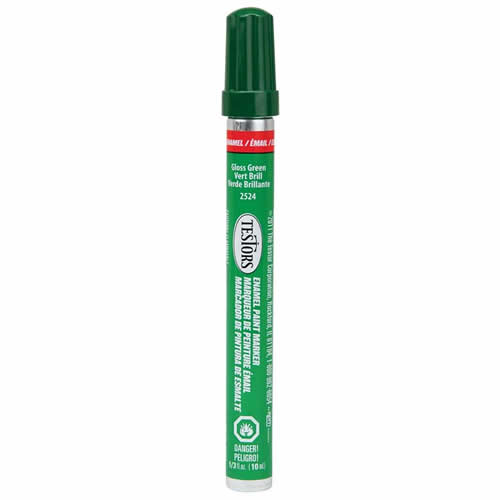 TES2524CPT Green Gloss Enamel Paint Marker Testors Main Image