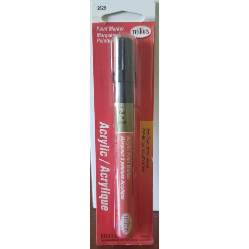 TES2629CPT Gold Acrylic Marker Testors Main Image