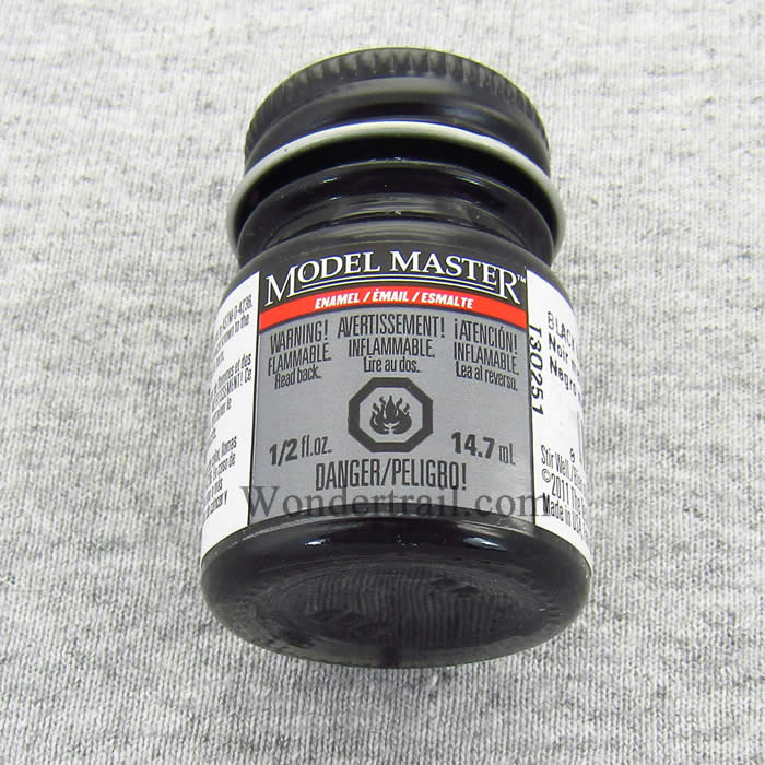 TES2713PT Black Metalic .5oz Model Master Series Testors Main Image