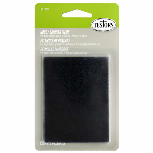 TES281203 Sanding Films Assortment Testors Main Image