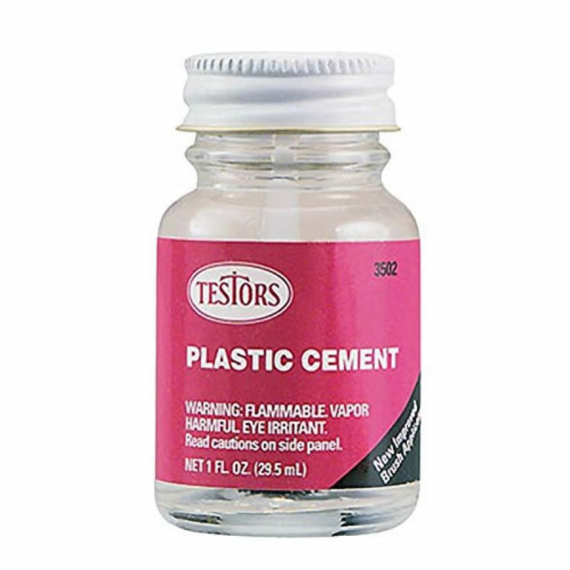 TES3502X Liquid Plastic Cement 1oz Testors Main Image