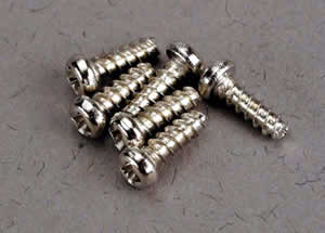 TX2674 Screws - 2x6mm - round head - self tapping (6) Main Image