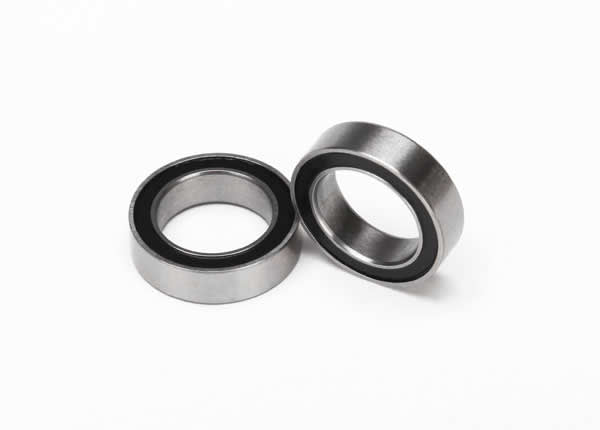 TX5119A Ball Bearings Black Rubber Sealed 10x15x4mm 2 Each Traxxas Main Image