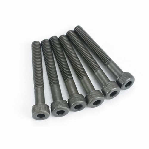 TX6143PA 6 Screws 4X30mm Cap Head Machine With 5mm Shoulder Traxxas Main Image