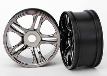 TX6476PA XO-1 Split Spoke Black Chrome Wheels Main Image