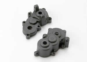 TX7091PA Gearbox Halves, Front and Rear by Traxxas Main Image