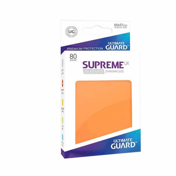UGDDPR010545 Supreme Ux Standard Orange 66mm x 91mm Pack of 80 Sleeves Main Image
