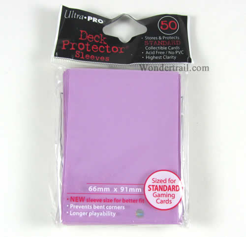 UPR82674 Pink Standard Card Sleeves 50 Count Ultra Pro Wondertrail UPR82674 Pink Standard Card Sleeves 50 Count Ultra Pro Wondertrail