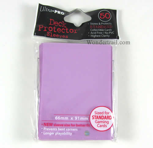 UPR82674 Pink Standard Card Sleeves 50 Count Ultra Pro Main Image