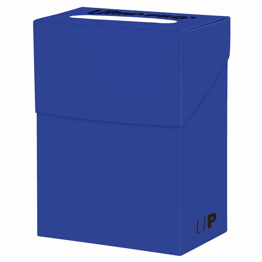 UPR85299 Blue Deck Box Holds 80 Standard Cards Ultra Pro Main Image