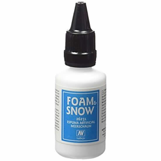 VAL26231 Water Effects Foam or Snow 32ML (1.08 Fl. Oz) Jar Vallejo Paints Main Image