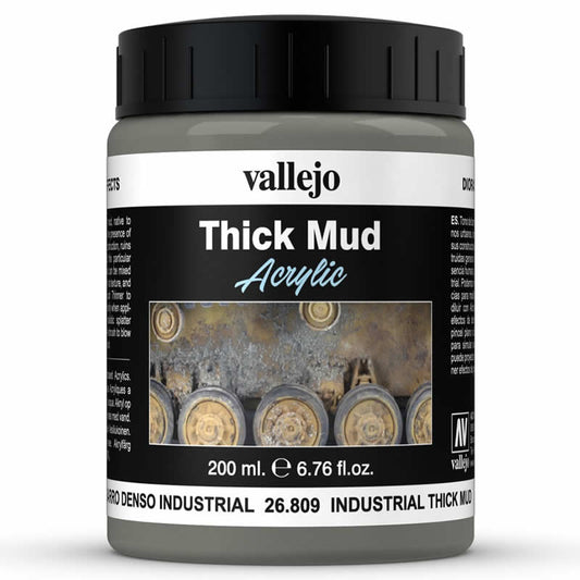 VAL26809 Thick Industrial Mud Texture 200ml (6.76oz) Vallejo Main Image