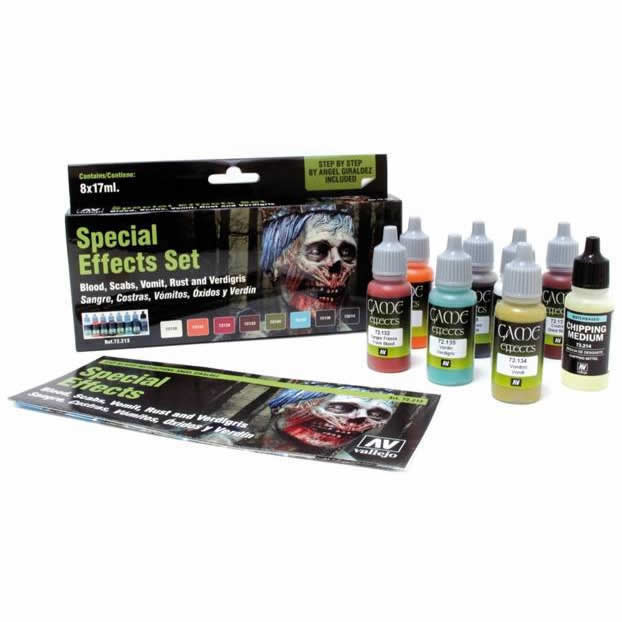 VAL72213 Special Effects Set and Painting Guide Model Paint Set