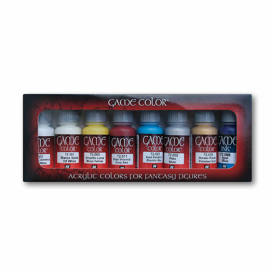 VAL72300 Elves Game Color Set Vallejo Paints Main Image