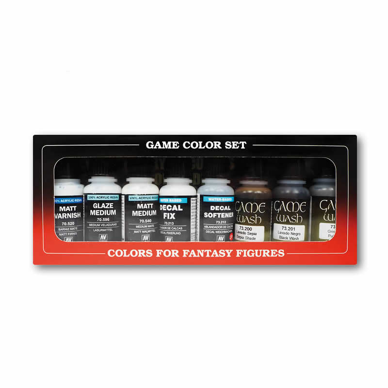 VAL73999 Auxiliary Game Color Paint Set Vallejo Paints Main Image