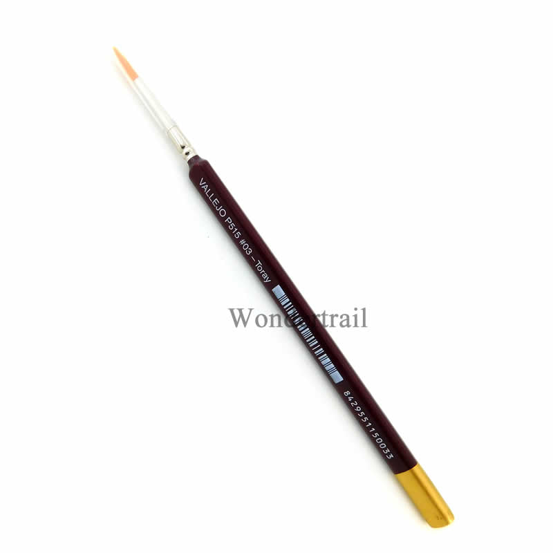 VALP15003 No 3 Toray Triangular Handle Paint Brush Vallejo Model Paint Main Image