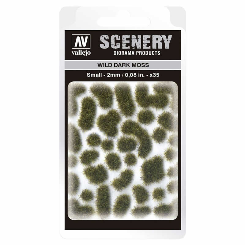 VALSC402 Wild Dark Moss Tuft Small 2mm / 0.08 in. Vallejo Paints Main Image