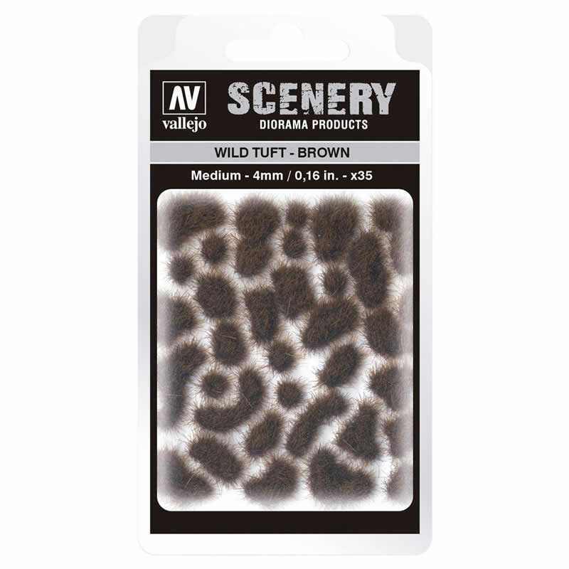 VALSC411 Wild Tuft Brown Medium 4mm / 0.16 in. Vallejo Paints Main Image