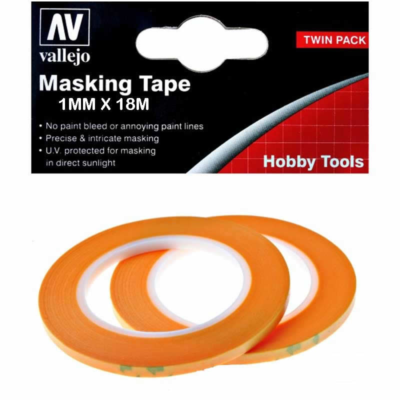 VALT07002 Masking Tape 1mm X 18m Roll Vallejo Main Image