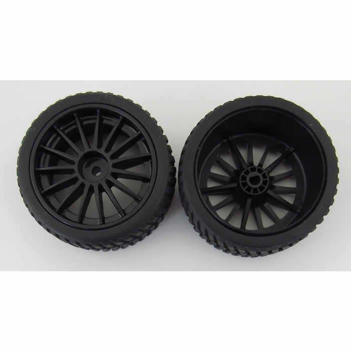 VEN-9162 Rally Tire Rim Set Venom Main Image