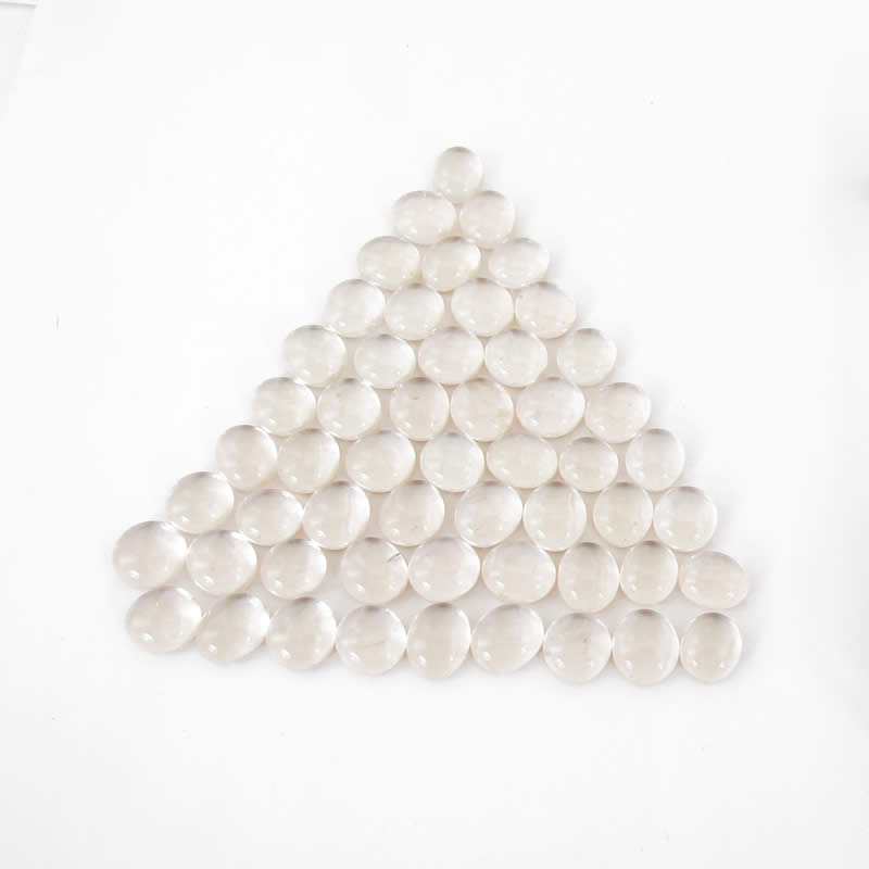 WCX01134 Crystal Pink Gaming Stones 12 - 14mm (40 or More) Chessex Main Image