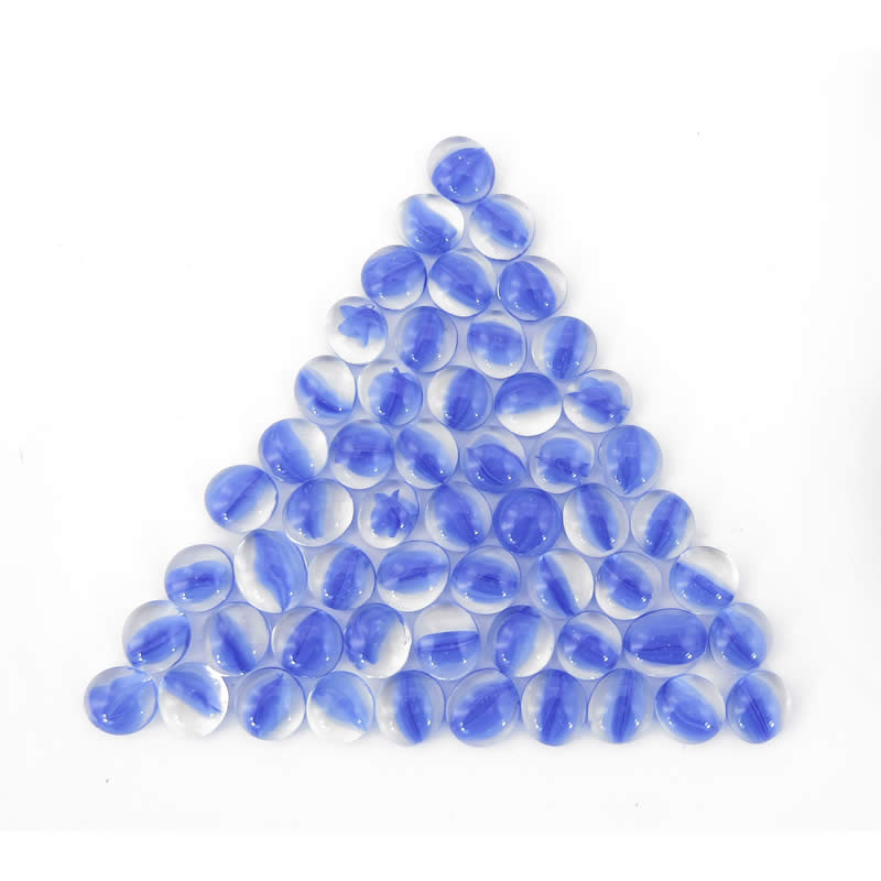 WCX01160 Dark Blue Catseye Gaming Stones 12 - 14mm (40 or More) Chessex Main Image