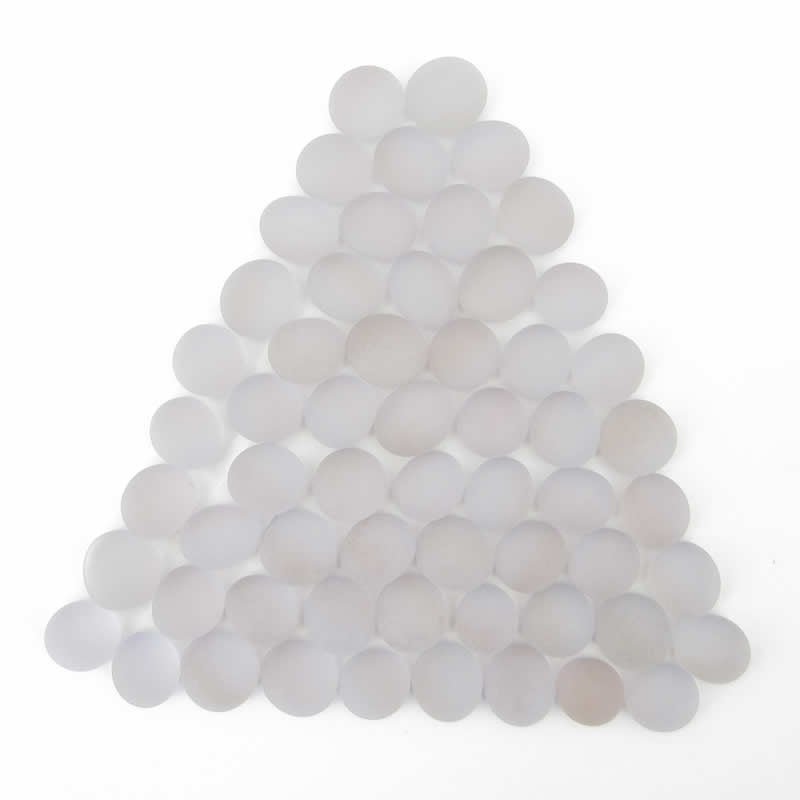 WCX01187 Crystal Lilac Frosted Gaming Stones 12 - 14mm (40 or More) Chessex Main Image