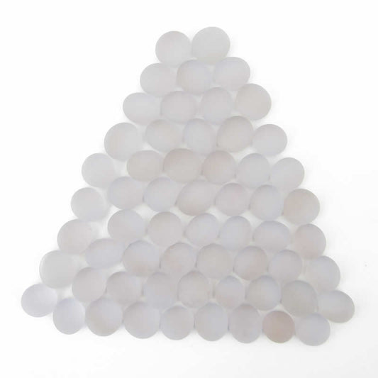 WCX01187 Crystal Lilac Frosted Gaming Stones 12 - 14mm (40 or More) Chessex Main Image