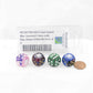 WCXCV0114E4 Coast Guard Dice Assorted Colors with Pips 16mm (5/8in) D6 Pack of 4 2nd Image