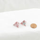 WCXPF0464RE2 Pop Art Festive Dice with Red Numbers D4 Aprox 16mm (5/8in) Pack of 2 Main Image