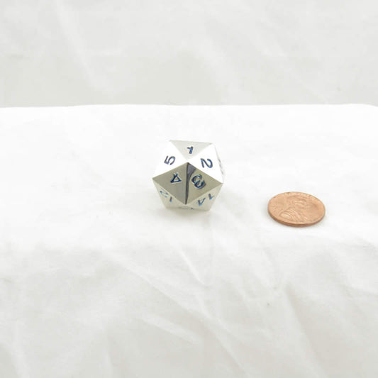 WKP18740E1 Metal Die D20 Countdown Die Blue Numbers 22mm (7/8in) Main Image
