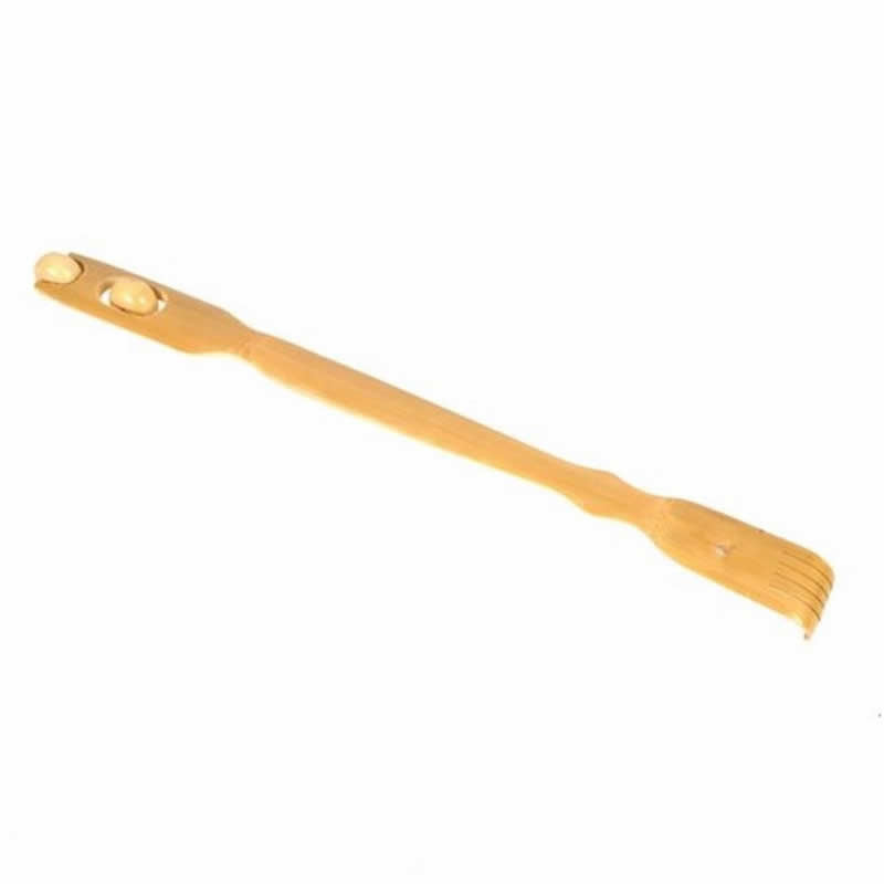 WONDSGE385 Wooden Back Scratcher with Massage Rollers Wondertrail Main Image