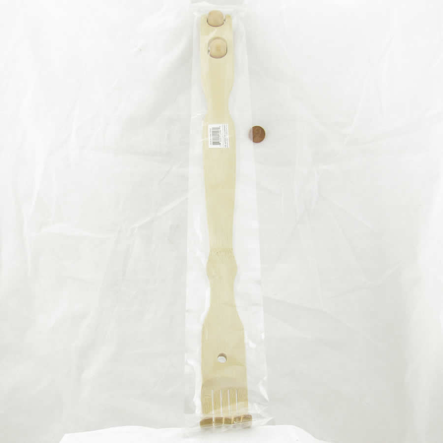 WONDSGE385 Wooden Back Scratcher with Massage Rollers Wondertrail 2nd Image