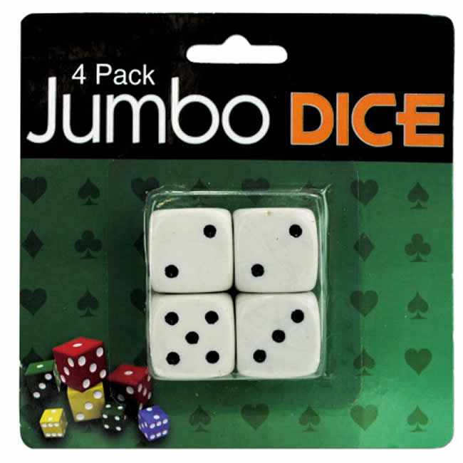 WONDSGV205 Jumbo Dice (19mm) 4 Pack Wondertrail Main Image