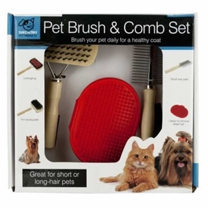 WONDSOL986 Pet Grooming 3 Piece Set Wondertrail Main Image