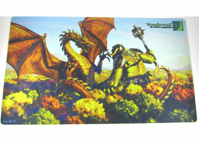 WONPM02 Play Mat Dragon Vs. Giant with Logo Wondertrail Main Image