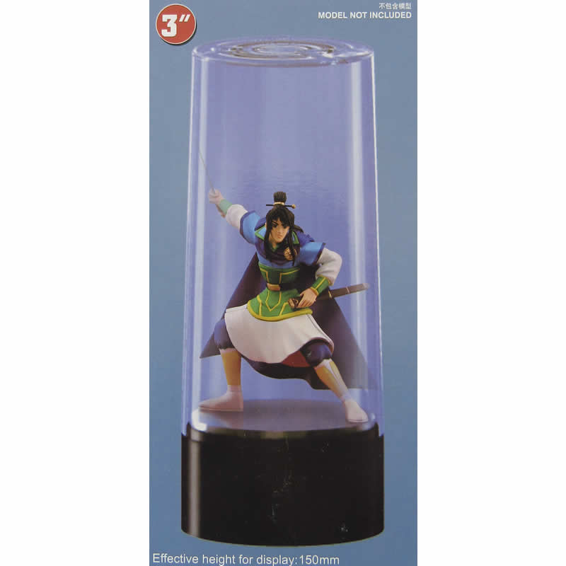 WONSI09834 Tall Display Case With Turntable 3 x 6in Cavity Main Image