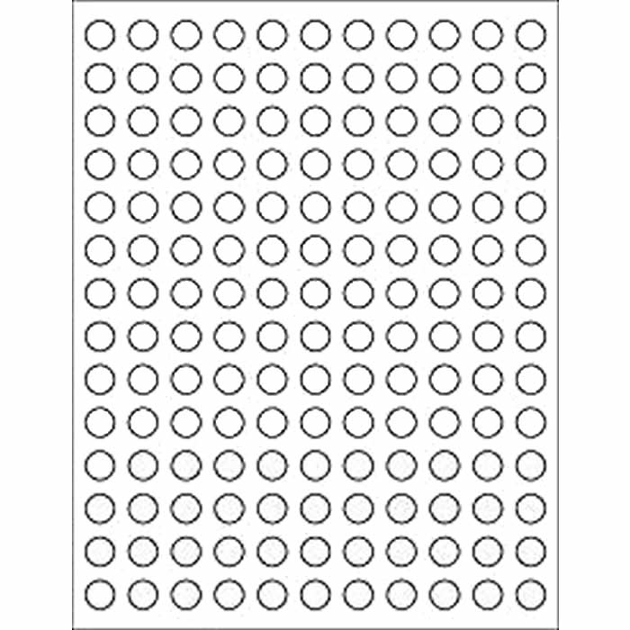 WONST5EA1 Dice Stickers 1/2in Round 154 Stickers Wondertrail Main Image