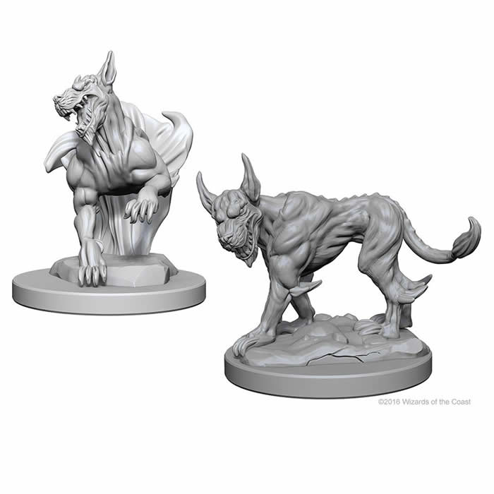 WZK72568 Blink Dogs Nozurs Marvelous Miniatures D&D Unpainted Main Image