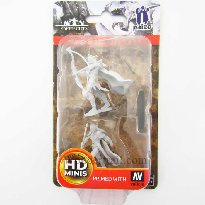 WZK72598 Elf Male Fighter Pathfinder Battles Miniatures Unpainted Minis WizKids 2nd Image