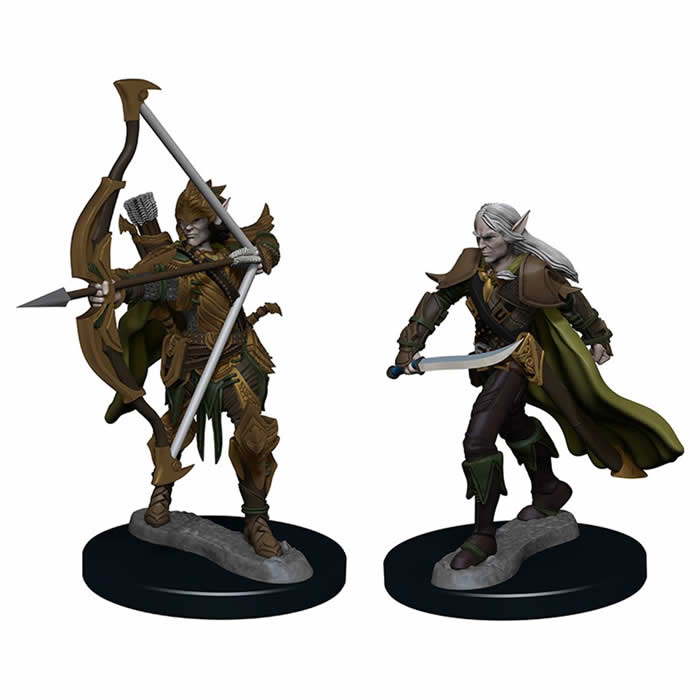 WZK72598 Elf Male Fighter Pathfinder Battles Miniatures Unpainted Minis WizKids 3rd Image
