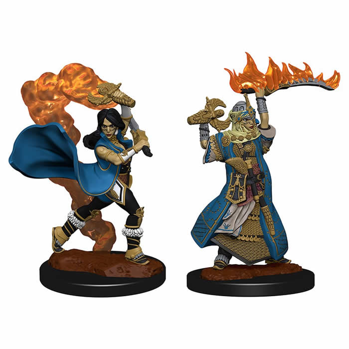 WZK72601 Human Female Cleric Pathfinder Battles Miniatures Unpainted Minis WizKids 3rd Image