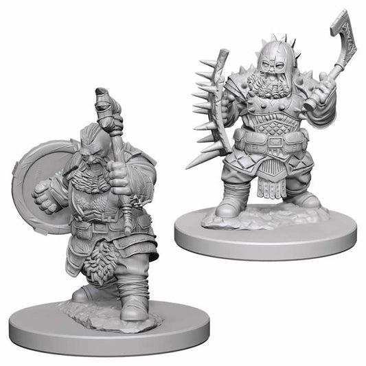 WZK72615 Dwarf Male Barbarian Pathfinder Battles Miniatures Unpainted Main Image