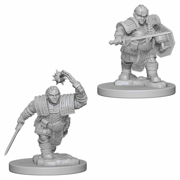 WZK72617 Dwarf Female Fighter Nozurs Marvelous Miniatures D & D Unpainted Main Image