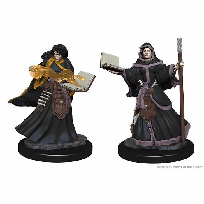 WZK72619 Human Female Wizard Nozurs Marvelous Miniatures D & D Unpainted Minis WizKids 3rd Image