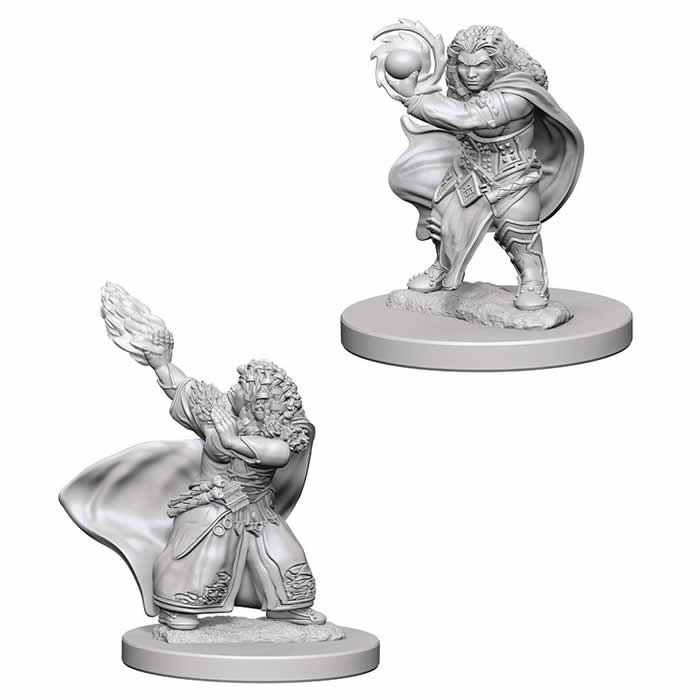 WZK72621 Dwarf Female Wizard Nozurs Marvelous Miniatures D & D Unpainted Main Image