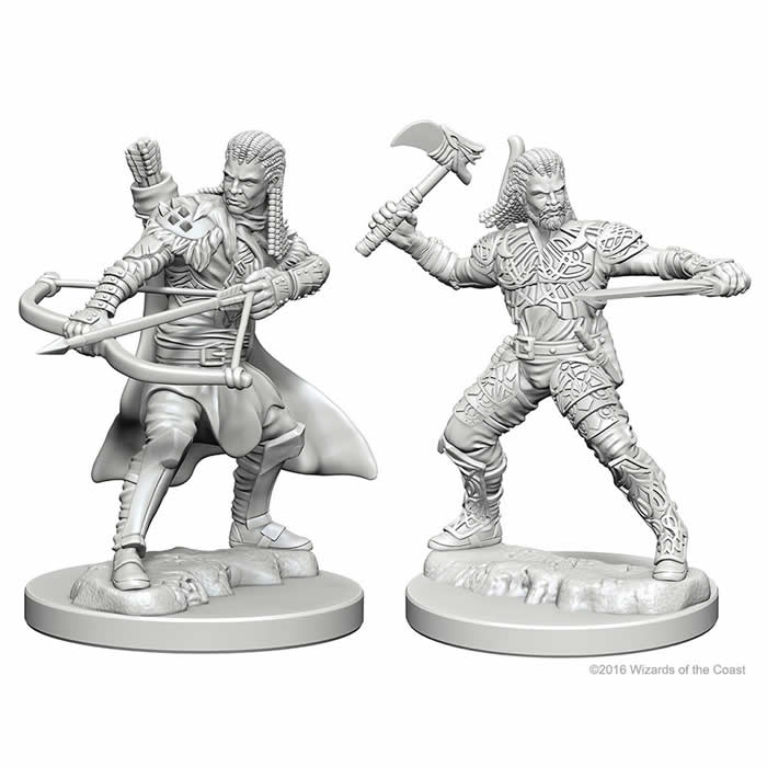 WZK72635 Human Male Ranger Nozurs Marvelous Miniatures D & D Unpainted Main Image