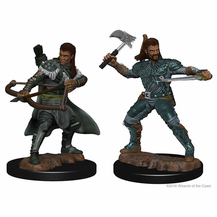 WZK72635 Human Male Ranger Nozurs Marvelous Miniatures D & D Unpainted 3rd Image